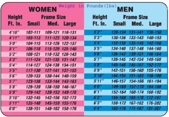 Approx weight guide